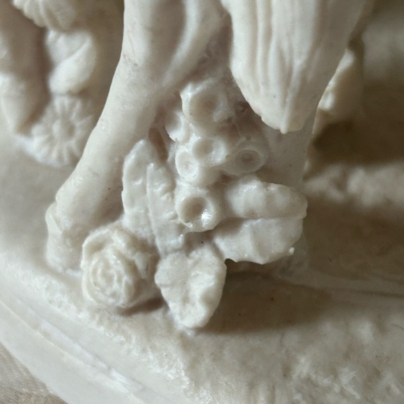 Vintage White Horses & Woman Figurine Sculpture - Picture 12 of 12